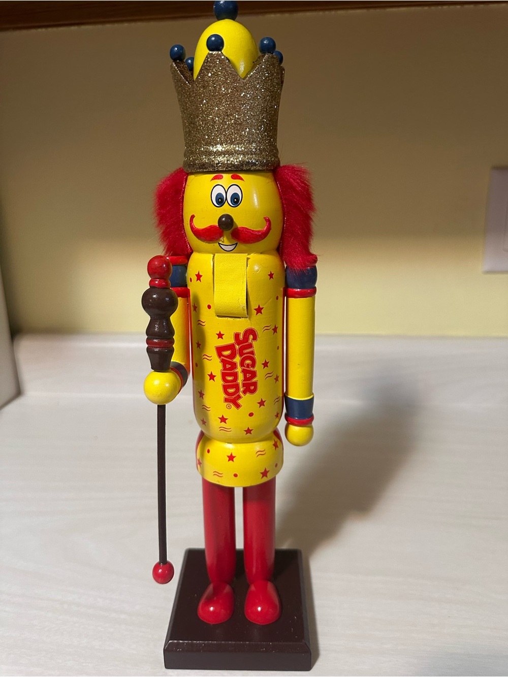 Sugar Daddy Yellow & Red Nutcracker King Nutcracker